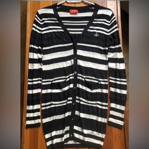 Vivienne Westwood stripped cardigan